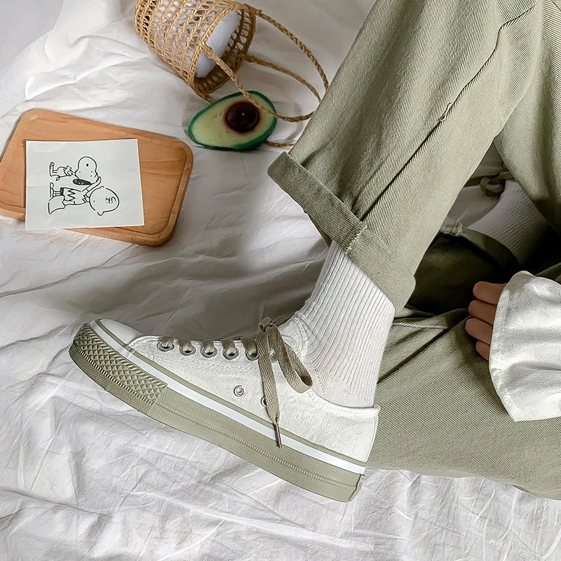 Unzzy Ulzzang Canvas Shoes KF81393 4 Unzzy Ulzzang Canvas Shoes KF81393