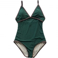 Unzzy HOT SALE Vintage Backless One Piece Swimsuit KF82656