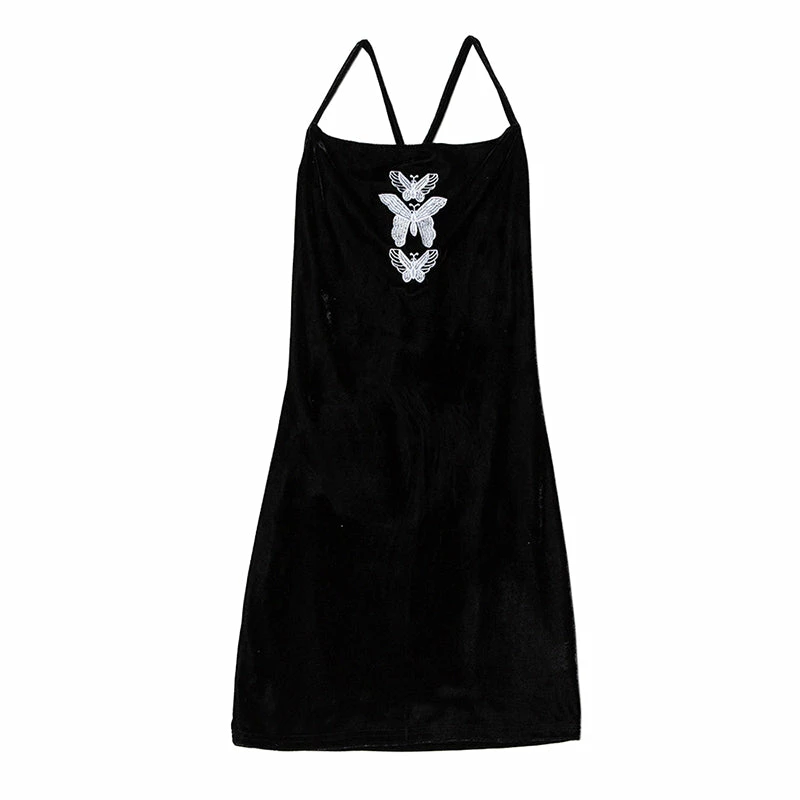 Unzzy Black Embroidered Dress KF90475 HOT SALE 6 Unzzy Black Embroidered Dress KF90475 HOT SALE