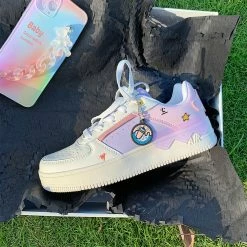 Unzzy Small Fresh Casual White Shoes KF82554