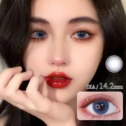Unzzy Blue Contact Lenses (two Pieces) KF82769