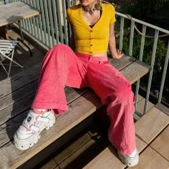 Unzzy Pink Pants KF9446 HOT SALE 18 Unzzy Pink Pants KF9446 HOT SALE