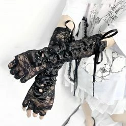 Unzzy Harajuku LACE GLOVES KF82367