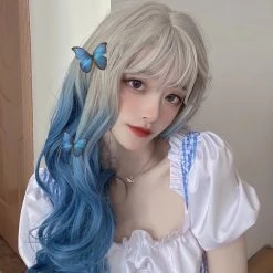 Unzzy Gradient Blue Wig KF81938