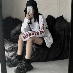 Unzzy Ulzzang Long Sleeve T-Shirt KF9398 HOT SALE