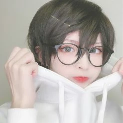 Unzzy HOT SALE Daily Multicolor Short Curly Wig KF82183