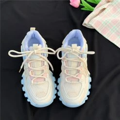 Unzzy Pink Casual Sneakers KF82555 7 Unzzy Pink Casual Sneakers KF82555