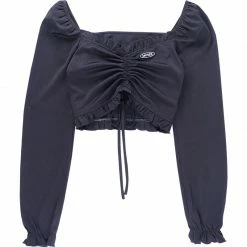 Unzzy Harajuku Black T-shirt KF81814 HOT SALE