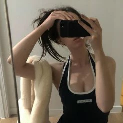 Unzzy Letter Sling Dress KF9343