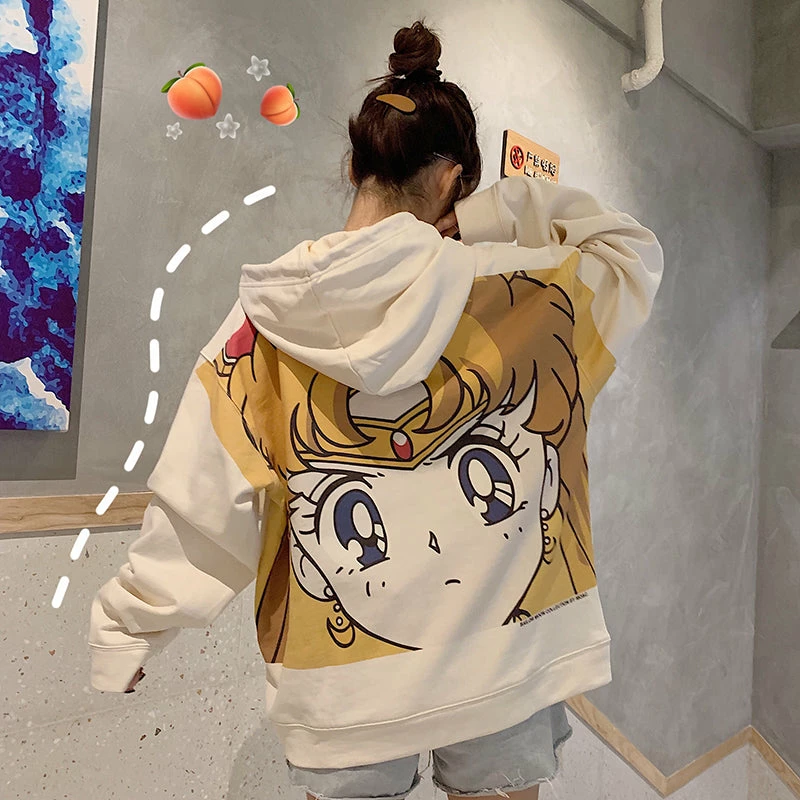 Unzzy Sailor Moon Hoodie KF9389 1 Unzzy Sailor Moon Hoodie KF9389