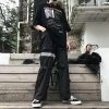 Unzzy Harajuku Reflective Casual Pants KF7005 HOT SALE