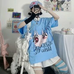 Unzzy HOT SALE Anime Cartoon Short Sleeve KF82221