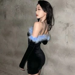 Unzzy Black Vintage Dress KF82486