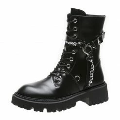 Unzzy HOT SALE BLACK All-match Martin Boots KF82233 15 Unzzy HOT SALE BLACK All-match Martin Boots KF82233