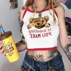 Unzzy Harajuku Bear Vest KF81890