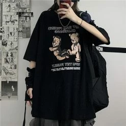 Unzzy Bear Print T-shirt KF81169 HOT SALE