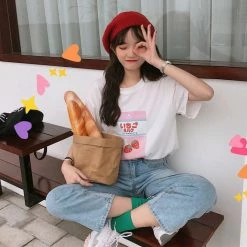 Unzzy Chic Strawberry T-shirt KF81274