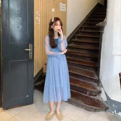 Unzzy Chic Mesh Dress KF90645