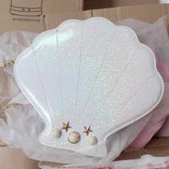 Unzzy HOT SALE Pearl Shell Messenger Bag KF908047 9 Unzzy HOT SALE Pearl Shell Messenger Bag KF908047
