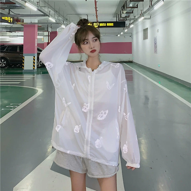 Unzzy HOT SALE Butterfly Reflective Shirt KF81491 5 Unzzy HOT SALE Butterfly Reflective Shirt KF81491