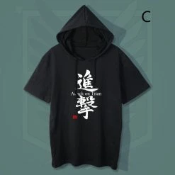 Unzzy Anime Hooded T-Shirt KF9199