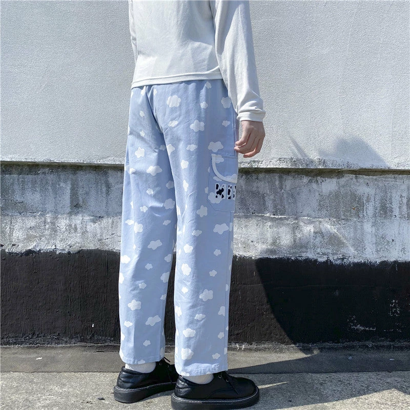 Unzzy Cow Cloud Pants KF81651 4 Unzzy Cow Cloud Pants KF81651