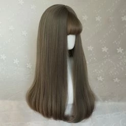 Unzzy Grey Long Roll Wig KF9617