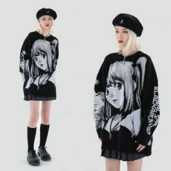 Unzzy Dark Anime Sweater KF82010 HOT SALE