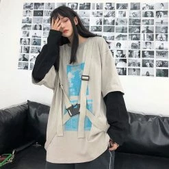 Kfashionstyle Harajuku Tie Long Sleeves KF30109 HOT SALE