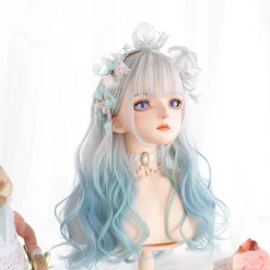 Unzzy HOT SALE Gradient Long Curly Wig KF81671