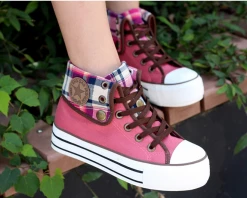 Unzzy High-top Casual Canvas Shoes KF2298 HOT SALE 15 Unzzy High-top Casual Canvas Shoes KF2298 HOT SALE