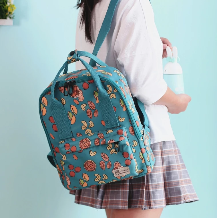 Unzzy Pink Cute Strawberry Backpack KF50112 4 Unzzy Pink Cute Strawberry Backpack KF50112