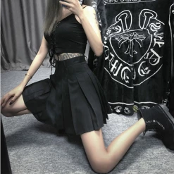 Unzzy High Waist Pleated Skirt KF50133 HOT SALE 13 Unzzy High Waist Pleated Skirt KF50133 HOT SALE