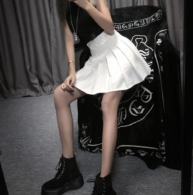 Unzzy High Waist Pleated Skirt KF50133 HOT SALE 6 Unzzy High Waist Pleated Skirt KF50133 HOT SALE