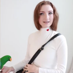 Kfashionstyle High Neck Heart Long Sleeve Shirt KF30097 HOT SALE