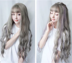 Unzzy HOT SALE Cute Big Wave Long Roll Wig KF40378 11 Unzzy HOT SALE Cute Big Wave Long Roll Wig KF40378
