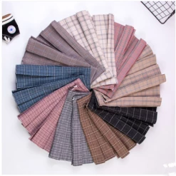 Unzzy HOT SALE Jfashion Plaid Pleated Skirt KF30366