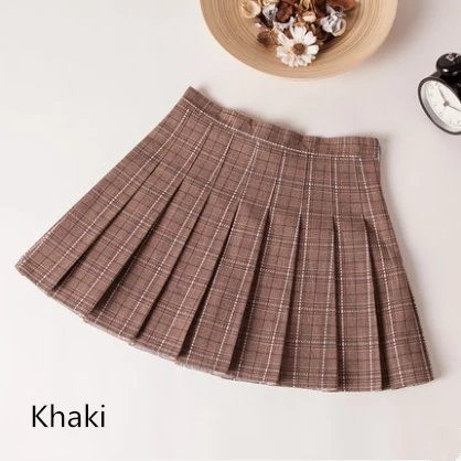 Unzzy HOT SALE Jfashion Plaid Pleated Skirt KF30366 7 Unzzy HOT SALE Jfashion Plaid Pleated Skirt KF30366