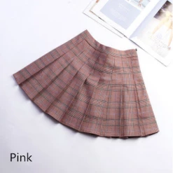 Unzzy HOT SALE Jfashion Plaid Pleated Skirt KF30366 24 Unzzy HOT SALE Jfashion Plaid Pleated Skirt KF30366