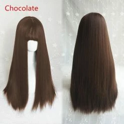 Unzzy HOT SALE BLACK LONG STRAIGHT WIG KF60428