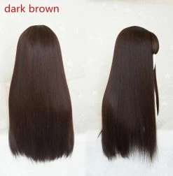 Unzzy HOT SALE BLACK LONG STRAIGHT WIG KF60428