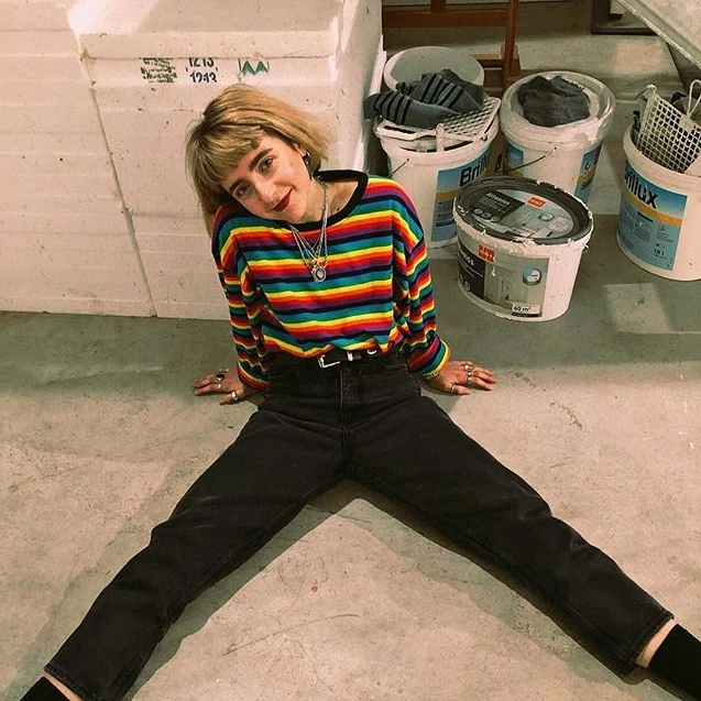 Unzzy Rainbow Sweater KF24006 HOT SALE 2 Unzzy Rainbow Sweater KF24006 HOT SALE