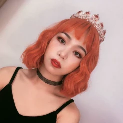 Unzzy Punk Orange Wig KF90170 HOT SALE 13 Unzzy Punk Orange Wig KF90170 HOT SALE