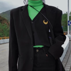 Unzzy HOT SALE Ulzzang Green Top KF90196