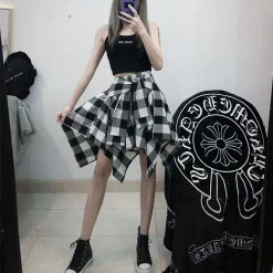 Unzzy Ulzzang Irregular Skirt KF90278