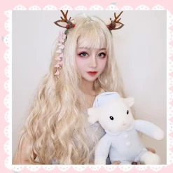 Unzzy Golden Long Roll Wig KF90444 HOT SALE