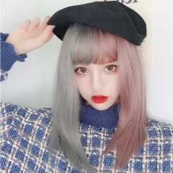 Unzzy Purple Gray Wig KF90446 HOT SALE