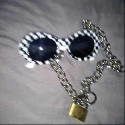 Unzzy Black And White Plaid Glasses KF90466 HOT SALE