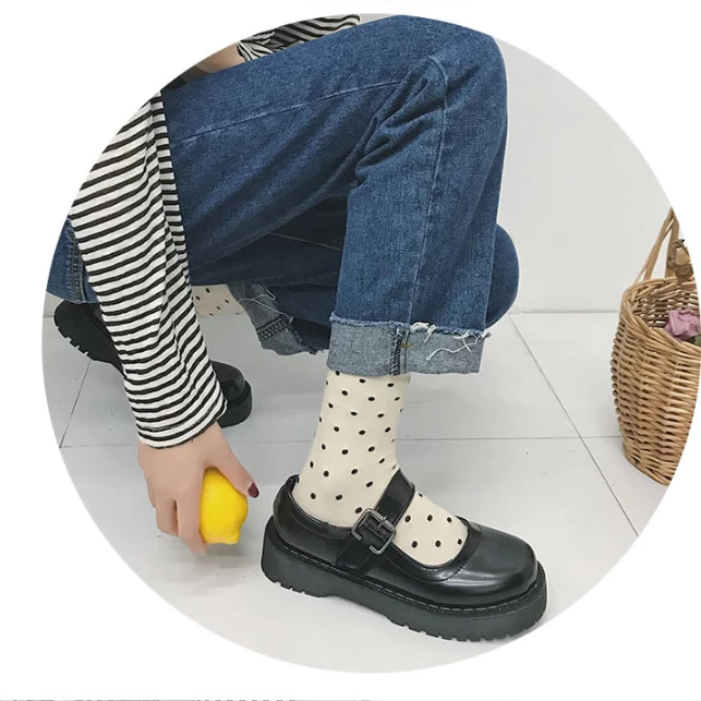 Unzzy HOT SALE Vintage Black Leather Shoes KF90483 1 Unzzy HOT SALE Vintage Black Leather Shoes KF90483