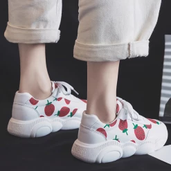 Unzzy Strawberry Canvas Shoes KF90565